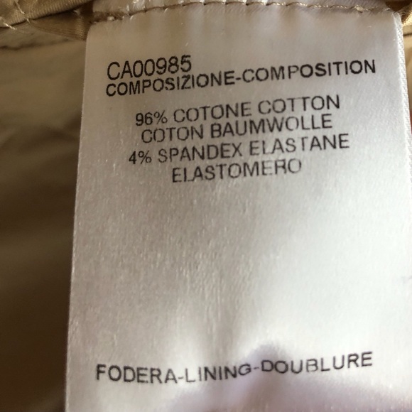 Stella McCartney Cotton Blazer Khaki/Beige Size 44 - Picture 4 of 9